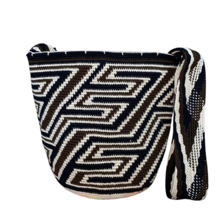 Bolso Wayuu, Artesanía Colombiana, Bolso Etnico, Bolso Trenzado, Bolso Blanco, Bolso Tejido, Bolso, Wayuu