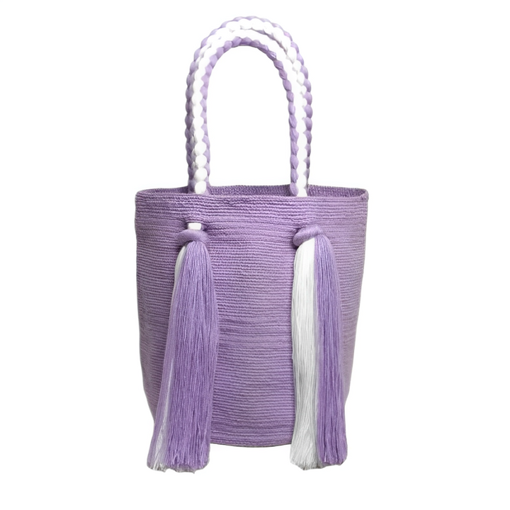 Bolso Wayuu, Artesanía Colombiana, Bolso Etnico, Bolso Morado, Bolso Tejido, Bolso, Wayuu