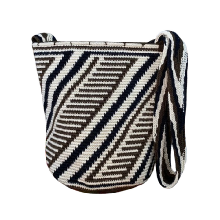 Bolso Wayuu, Artesanía Colombiana, Bolso Etnico, Bolso Trenzado, Bolso Blanco, Bolso Tejido, Bolso, Wayuu