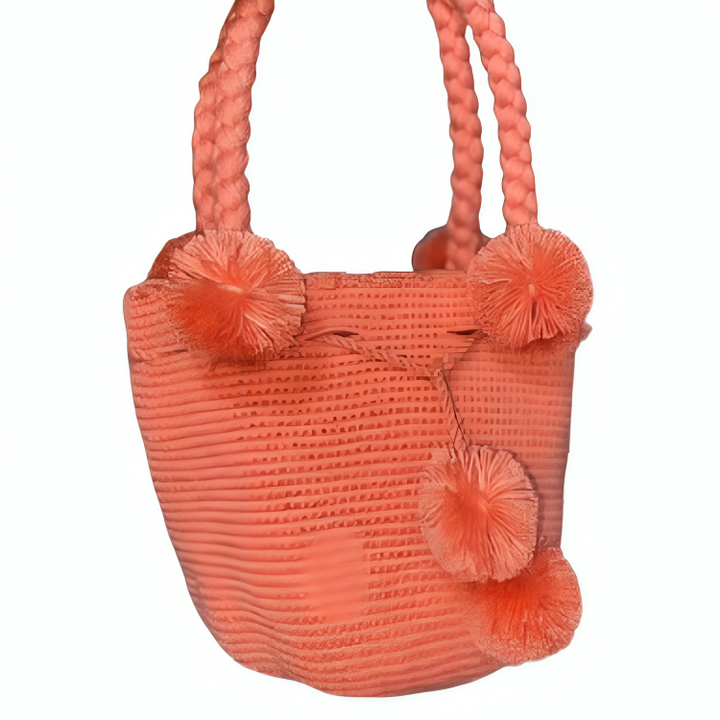 Bolso Wayuu, Artesanía Colombiana, Bolso Etnico, Bolso Salmón, Bolso Tejido, Bolso, Wayuu